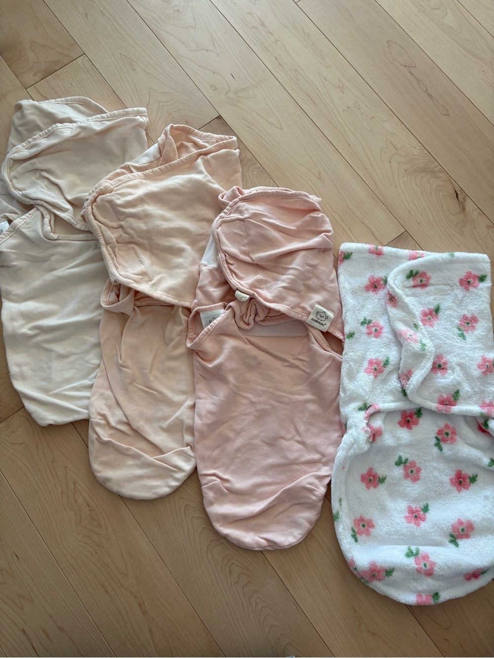 Soft Infant Sleep Sacks - Pink Floral & Blush Options
